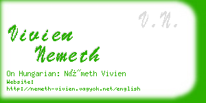 vivien nemeth business card